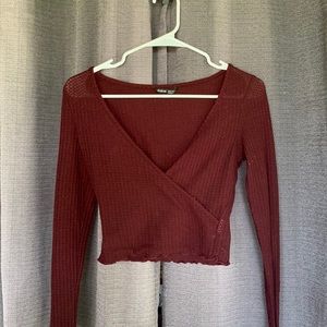 Maroon xs shein sweater